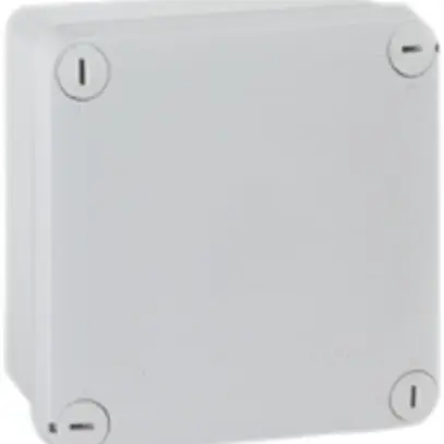 Boîte de dérivation AP PLEXO vide 105×105mm gris plombable 