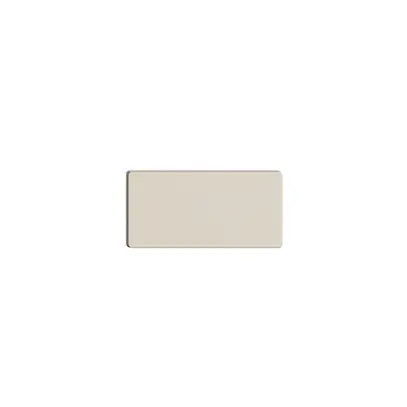 Poussoir 1/2 ENC vert. Edue Wiser sans symbole crema 