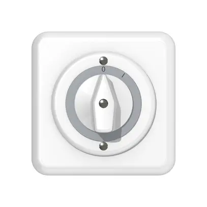Contact pivotant ENC ABB NUPL f/1L blanc 