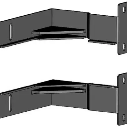Supporto per montante porta Easy Rack acciaio per 5 montante porta 