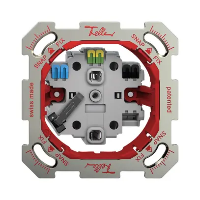 Presa INC Feller SNAPFIX® 2×T13 con LED bianco 