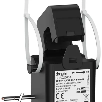Convertisseur de courant Hager SRR02505A SC1 250A/5A classe 1 
