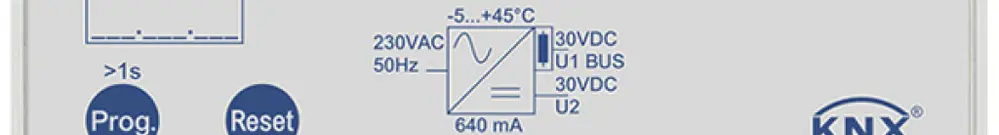 REG-Spannungsversorgung KNX MDT STR-0640.01 30V 640mA 1 Linie 1 Drossel 6TE 