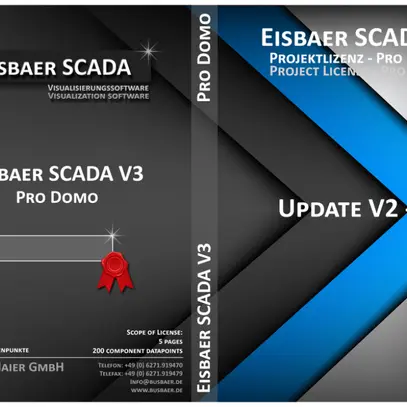 Licence pour update EisBär SCADA 2 → 3, "Pro Domo" 