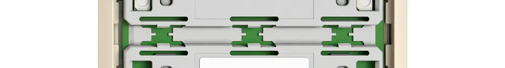Frontplatte EDIZIO.liv SNAPFIX® für UNI-Taster 3911-2 mit LED cr 