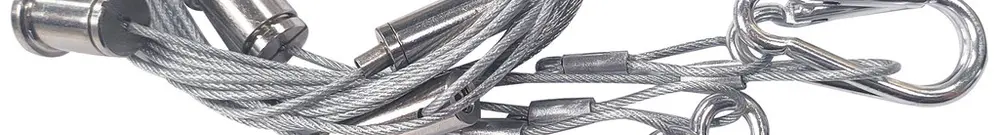 Kit di sospensione a corda Sylvania START acciaio 1500mm zinco 
