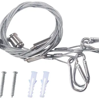 Kit di sospensione a corda Sylvania START acciaio 1500mm zinco 