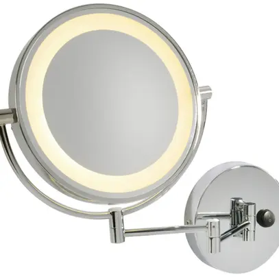 Specchio cosmetic muro LED SLV VISSARDO, 5W 130lm 3000K IP44 cromo 