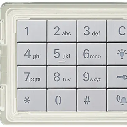 Tastatur-Modul ABB-Welcome A251382K-W-04 29×71×98mm weiss 