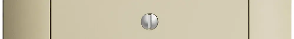 Frontset EDIZIOdue vanille 88×88mm 2×T12 