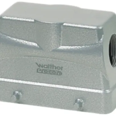 Boîtier de fiche Walther PROCON P718016, filetage 1×M25, H=65mm, Al 