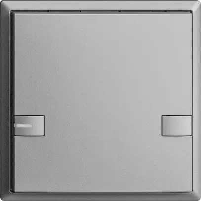 Poussoir ENC KNX 1× EDIZIOdue colore silver RGB avec LED 