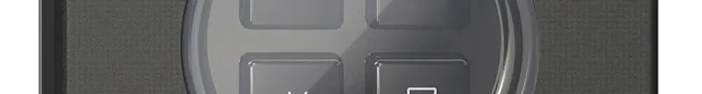 Stazione secondaria 1K/4T per interruttore tapparelle scena NEVO Wiser N.CO nero 