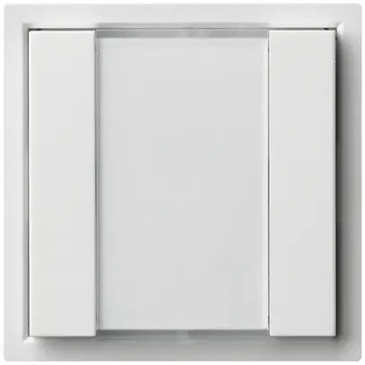 Pulsante multifunzionale INC KNX kallysto doppio bianco 