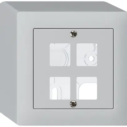 Kit frontale AP kallysto Q per 4 moduli grigio chiaro 