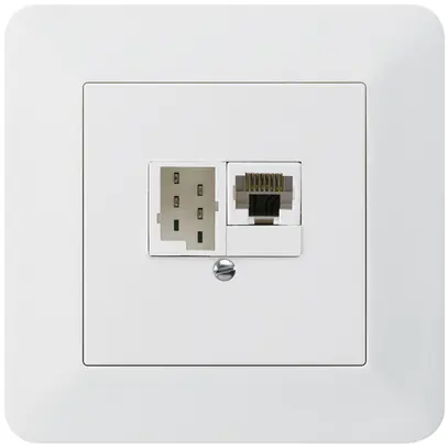 UP-Dose kallysto.trend 1×RJ45u+1×TT83 weiss 