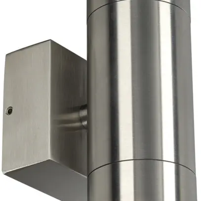 Lampada a muro SLV ASTINA STEEL, 2×GU10 35W IP44 acciaio pregiato 
