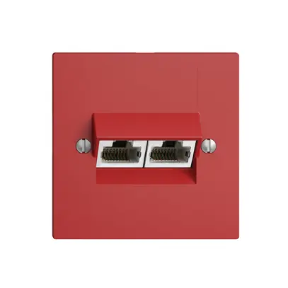 Presa INC 2×RJ45/s 8P sep. EDIZIOdue berry ITplus 