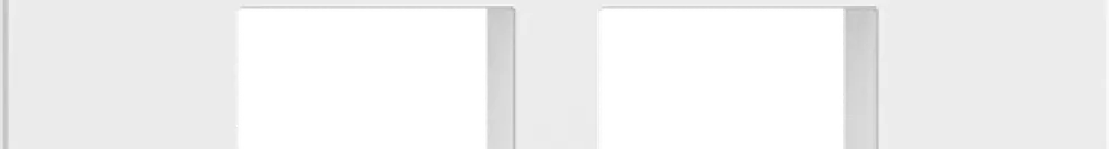 Kit de montage EDIZIOdue F, sortie droite, pour 2×Keystone, blanc 