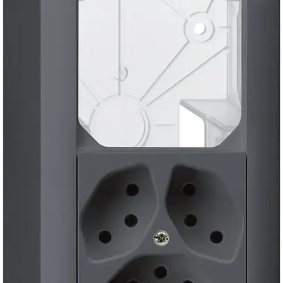 Combinazione AP vuoto+3×T13 antracite kallysto 
