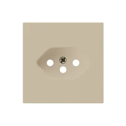 Plaque frontale kallysto T13 beige 60×60mm pour prise T13 