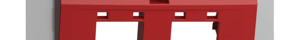 UP-Montageset EDIZIOdue, mit Schrägauslasshaube, für 2×RJ45, berry 