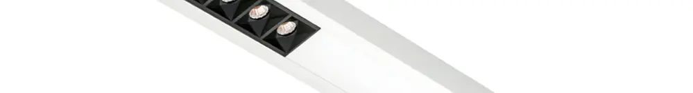 Plafoniera LED INS SG Lineal recessed Cubic 27W 2220lm 840 DALI 841mm bianco 