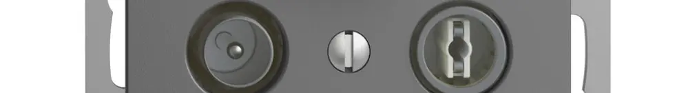 Presa antenna INC SAT DB52 EDIZIOdue grigio scuro con IEC/F 
