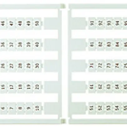 Etichetta di marcaggio 6×9mm senza marcare, 5 carte da 100 