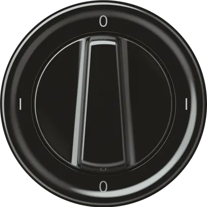 Interruttore rotativo origin interruttore 0/1L 16A 250V 0-I-0-I 60×60mm nero 