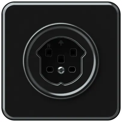 Presa INC origin 1×tipo 25 16A 230V 92×92mm nero 