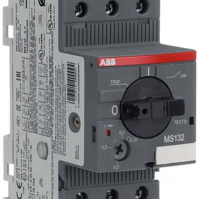REG-Motorschutzschalter ABB MS132, 2.2kW AC-3 (4…6.3A) 3L Schraub 