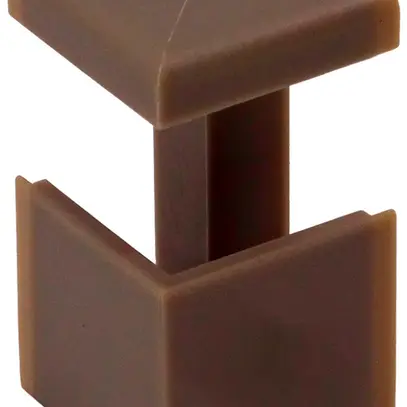 Angle extérieur ELBRO 60×20mm 90° brun doré 