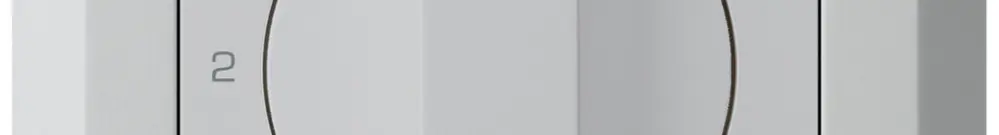 Interrupteur rotatif ENC kallysto.line 5/1L gris clair 