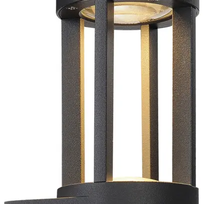 Lampada a muro LED SLV SLOTS WALL, 6.3W 340lm 3000K IP44 antracite 