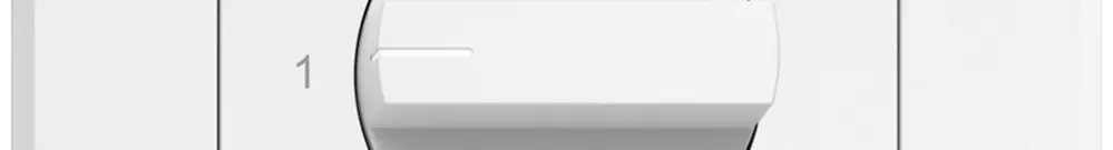 UP-Drehschalter EDIZIO.liv getr.Kont.2P 1-2-3 T=60mm ws 