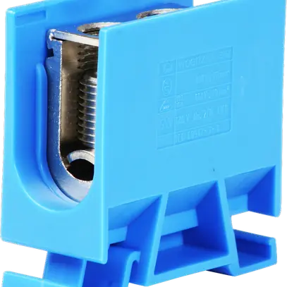 Morsetto di derivazione Woertz 35…70mm² 192A 800V vite 2×1 guida DIN 35mm bl 