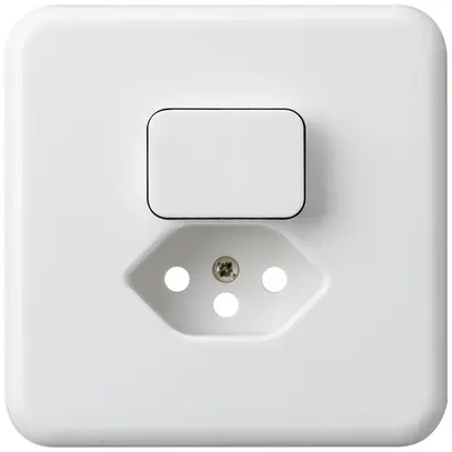 Kit frontal ENC basico 86×86mm blanc pour combinaison grd.I S3/type 13 pour BOMI 