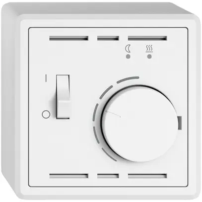 Thermostat d'ambiance AP EDIZIO.liv SNAPFIX® limit.temp.p.chauffage sol bc 