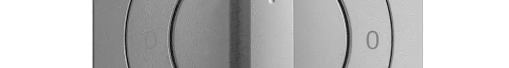 Kit frontale 0-Hand-0-Automat EDIZIOdue 60×60mm silver 