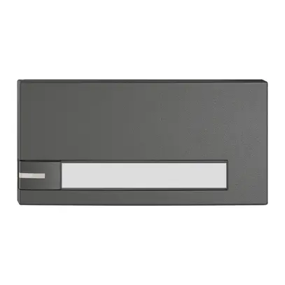 Poussoir 1/2 EDIZIO.liv SNAPFIX® p.KNX&UNI a.LED a.étiquette comm.1touch.grf 