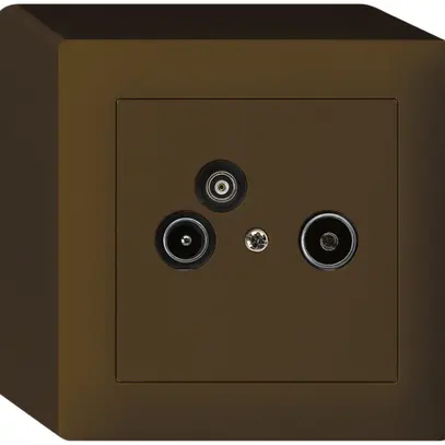 Prise pour antenne AP R/TV/données kallysto 2GHz 10.5db brun 