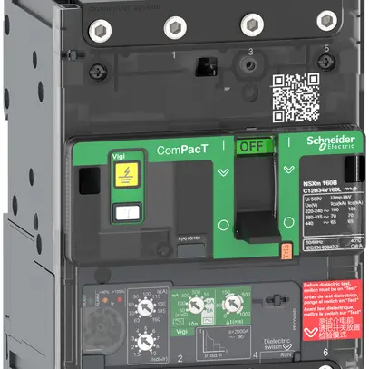 Disgiuntore di potenza ComPacT NSXm100F con MicroLogic4.1 Vigi 3P 25A 36kA, EL 