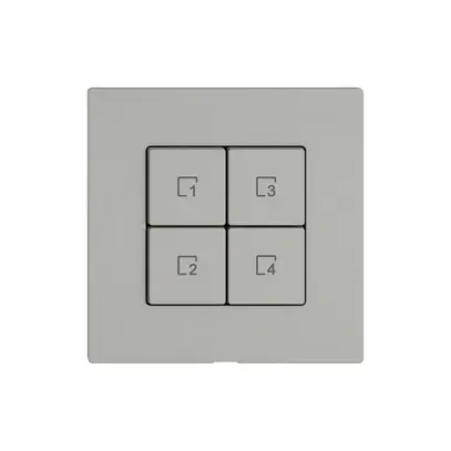 Comando per pulsante scene EDIZIO.liv Wiser SNAPFIX® 4 scene WLAN 4T grc 