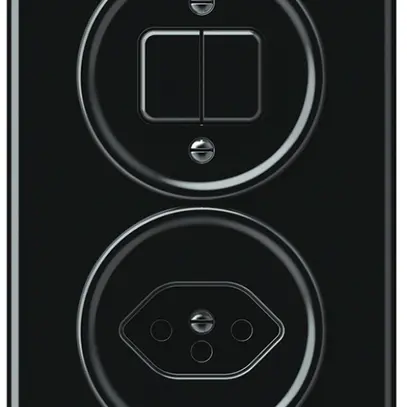 Combinazione INC origin sch 1/3+3/1L + 1×T13 88×148mm nero 