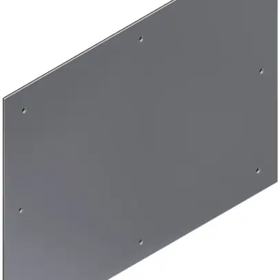 Couvercle étanche Quox 413×305mm acier chromé poncé IP54 