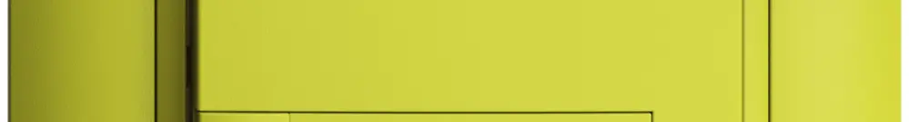 UP-Taster KNX 1-fach EDIZIOdue lemon RGB mit LED mit Papiereinlage 