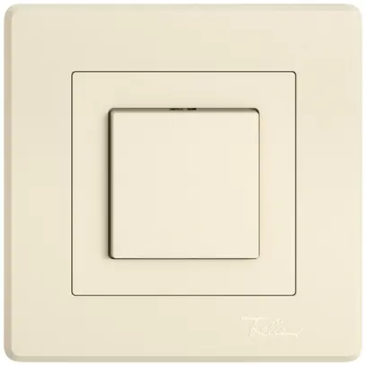 Interrupteur à poussoir ENC EDIZIO.liv SNAPFIX® interrupteur/inverseur 3/1L cr 