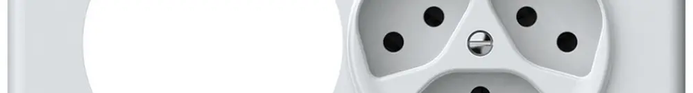 Combinazione INC origin Ø58mm + 3×T13 148×88mm bianco 