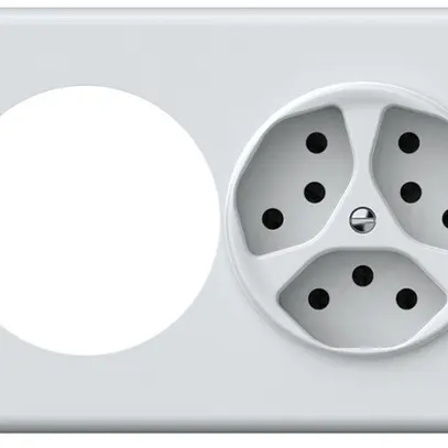 Combinazione INC origin Ø58mm + 3×T13 148×88mm bianco 